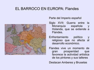 La pintura de la Contrarreforma: Contenidos claros y de lectura sencilla. Dinamismo y movimiento  interno en las escenas: Figuras inestables 