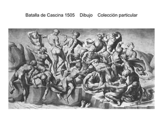 Batalla de Cascina 1505  Dibujo  Colección particular 