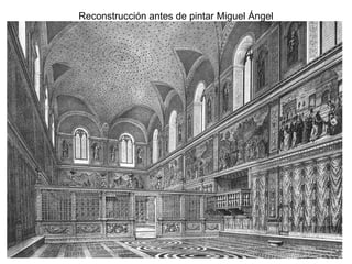 Reconstrucción antes de pintar Miguel Ángel 