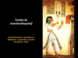 Las alas del disco solar de Horus
Junto a los emblemas del faraón. Pintadas en el segundo pilono del templo
              ...