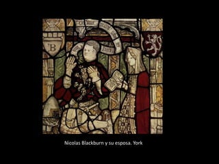 Nicolas Blackburn y su esposa. York
 