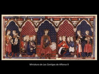 Miniatura de Las Cantigas de Alfonso X
 