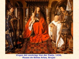 Virgen del canónigo Van der Paele, 1436, Museo de Bellas Artes, Brujas 