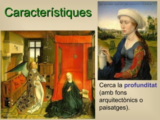 Característiques Cerca la  profunditat  (amb fons arquitectònics o paisatges). 