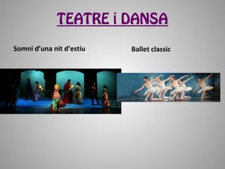 TEATRE i DANSA
Somni d’una nit d’estiu   Ballet classic
 