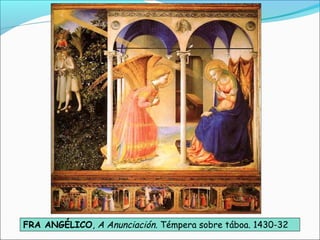 FRA ANGÉLICO, A Anunciación. Témpera sobre táboa. 1430-32
 