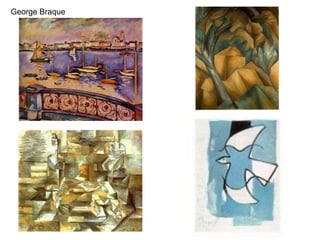 Paisatge de l’estaque
George Braque.1908
Cubisme. Oli. 81 x 65
Guillaume Apollinaire: La geometria és a les arts
plàstiques allò que la gramàtica és a l’art d’escriure
 