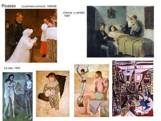 Autoretrat. 1919
Joan Mirò La masia. 1921/22
Carnaval d’arlequí . 1924/25
Signes i constel.lacions
Enamorats d’una dona.
1941
 