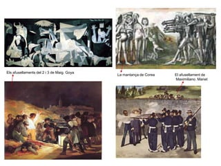 Picasso La primera comunió. 1895/96
La vida. 1903
Ciencia y caridad.
1987
 