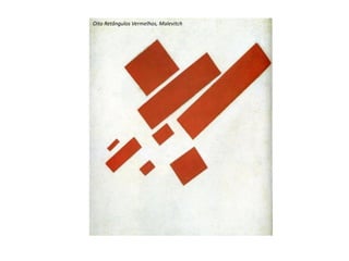 Oito Retângulos Vermelhos, Malevitch
 