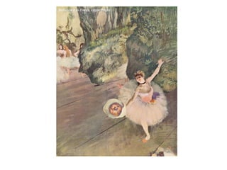 Bailarina e as Flores, Edgar Degas
 