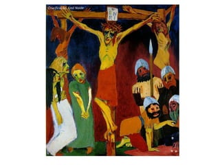 Crucificação, Emil Nolde
 