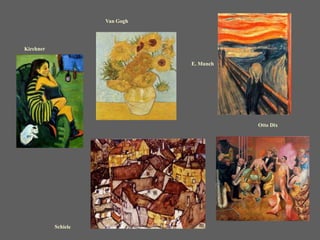 Van Gogh




           E. Munch




                      Otto Dix
 