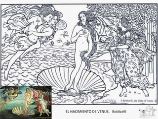 EL NACIMIENTO DE VENUS. Botticelli

 