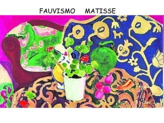 FAUVISMO  MATISSE 