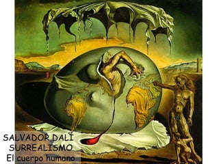 SALVADOR DALÍ  SURREALISMO El cuerpo humano 