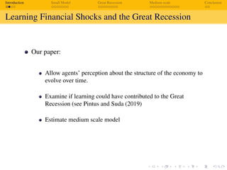 Understanding Financial Friction Financial Frictions under Learning | PDF