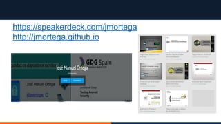 https://speakerdeck.com/jmortega
http://jmortega.github.io
 