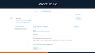 NOWSECURE LAB
 