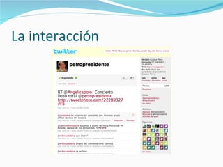 La interacción 