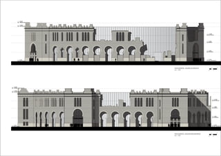 + 4.90
+ 9.98
+ 18.60
+ 20.60
+ 0.20+ 0.00
+ 13.96
plaza publica esp. polivalentes
entrepisos
graderio
piso tecnico
envolvente
antigua plaza de toros
+ 0.20
+ 4.90
+ 9.98
+ 18.60
+ 20.60
+ 0.00
+ 13.96
plaza publica esp. polivalentes
entrepisos
graderio
piso tecnico
envolvente
antigua plaza de toros
VISTA SURESTE - ACCESOS SECUNDARIOS
esc. 1:200
1
20
4
VISTA NORESTE - ACCESO DE SERVICIO
esc. 1:200
1
20
4
 