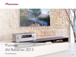 Pioneer
AV-Receiver 2013
Funktionen 1 123
 