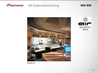 Pioneer has a proven track record of applying its audio expertise to the creation
of multi-channel sound environments, col...