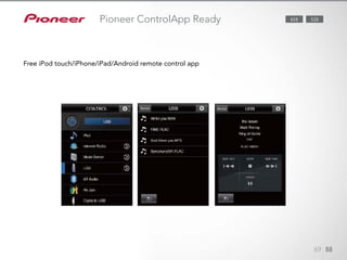 69 88
Pioneer ControlApp Ready
Free iPod touch/iPhone/iPad/Android remote control app
828 528
 