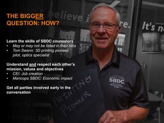 Pioneering Partnerships with your Local SBDC