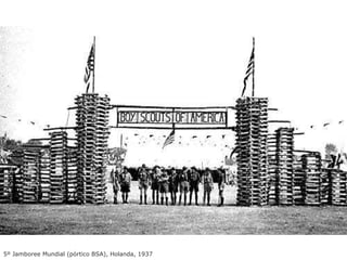 5º Jamboree Mundial (pórtico BSA), Holanda, 1937 