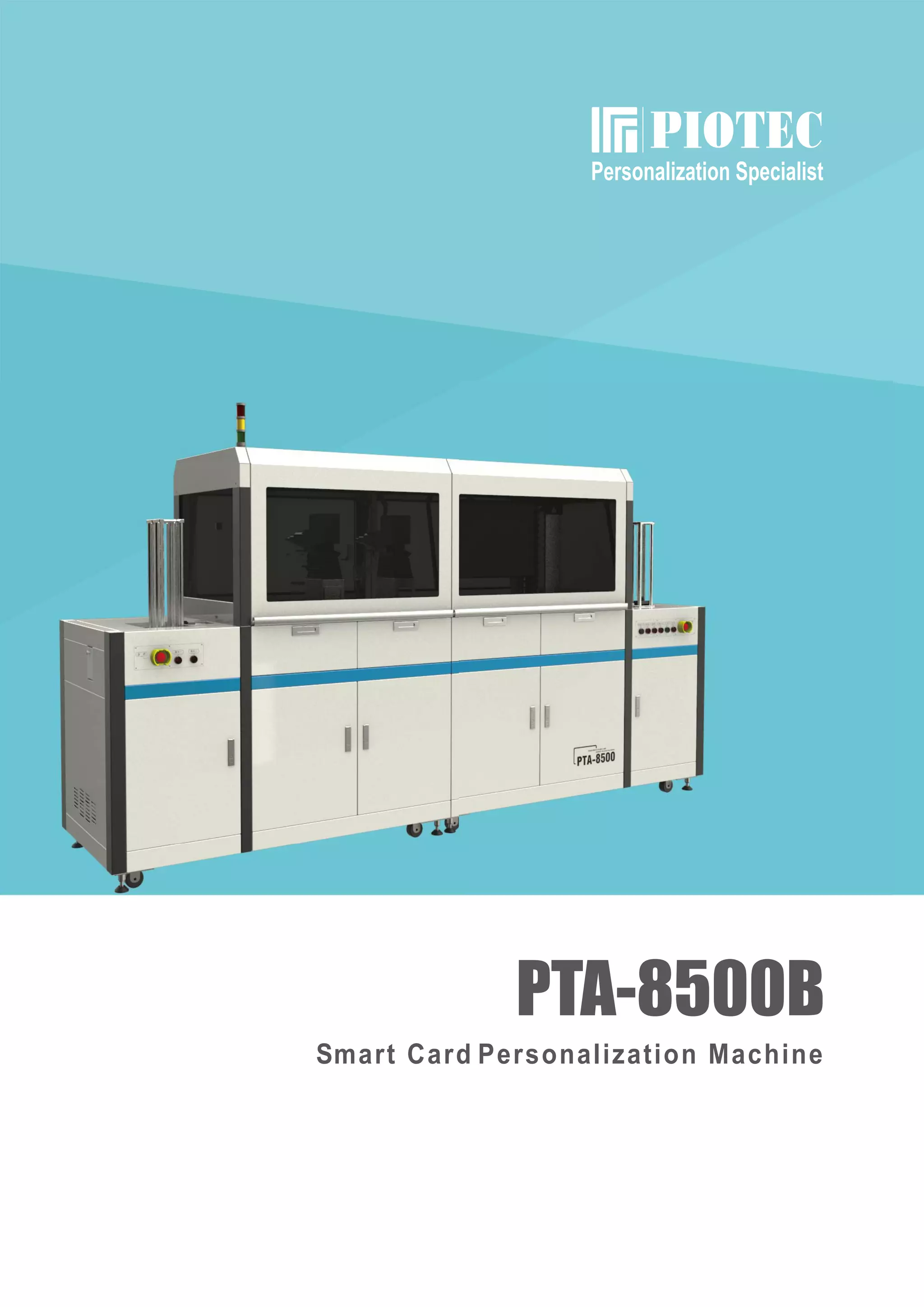 Smart Card Personalization Machine PTA8500B PDF