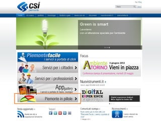 Piemonte in Pillole




Sabato, 26 maggio 2012                     3
 