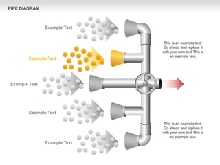 Example Text
Example Text
This is an example text.
Go ahead and replace it
with your own text This is
an example text.
This is an example text.
Go ahead and replace it
with your own text This is
an example text.
Example Text
Example Text
Example Text
PIPE DIAGRAM
 