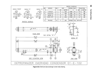 Figure 6-23. Shell and tube exchanger vendor data drawing.
 