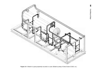 Figure 15-1. Model of a piping assembly mounted on a skid. (Model courtesy of Gene Eckert, ECAD, Inc.)
 
