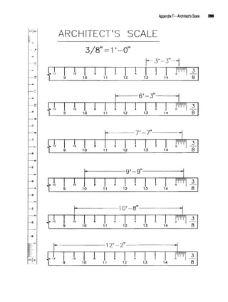 Appendix F—Architect's Scale 299
 