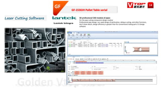 Golden laser | Professional pipe fiber laser cutting solution | PDF