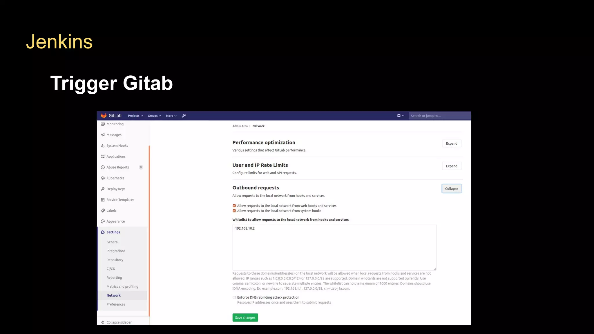 Jenkins
Trigger Gitab
eli
 