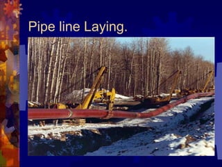 Pipe line Laying.
 
