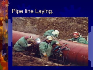 Pipe line Laying.
 