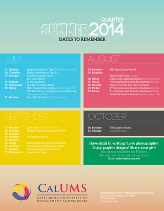Pipeline Summer 2014 | PDF
