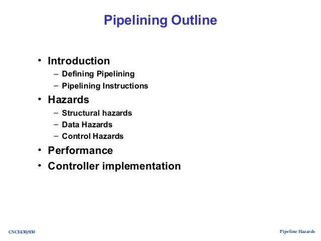 Pipeline hazards in computer Architecture ppt