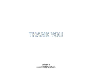 ANEESH R
aneeshr2020@gmail.com

 