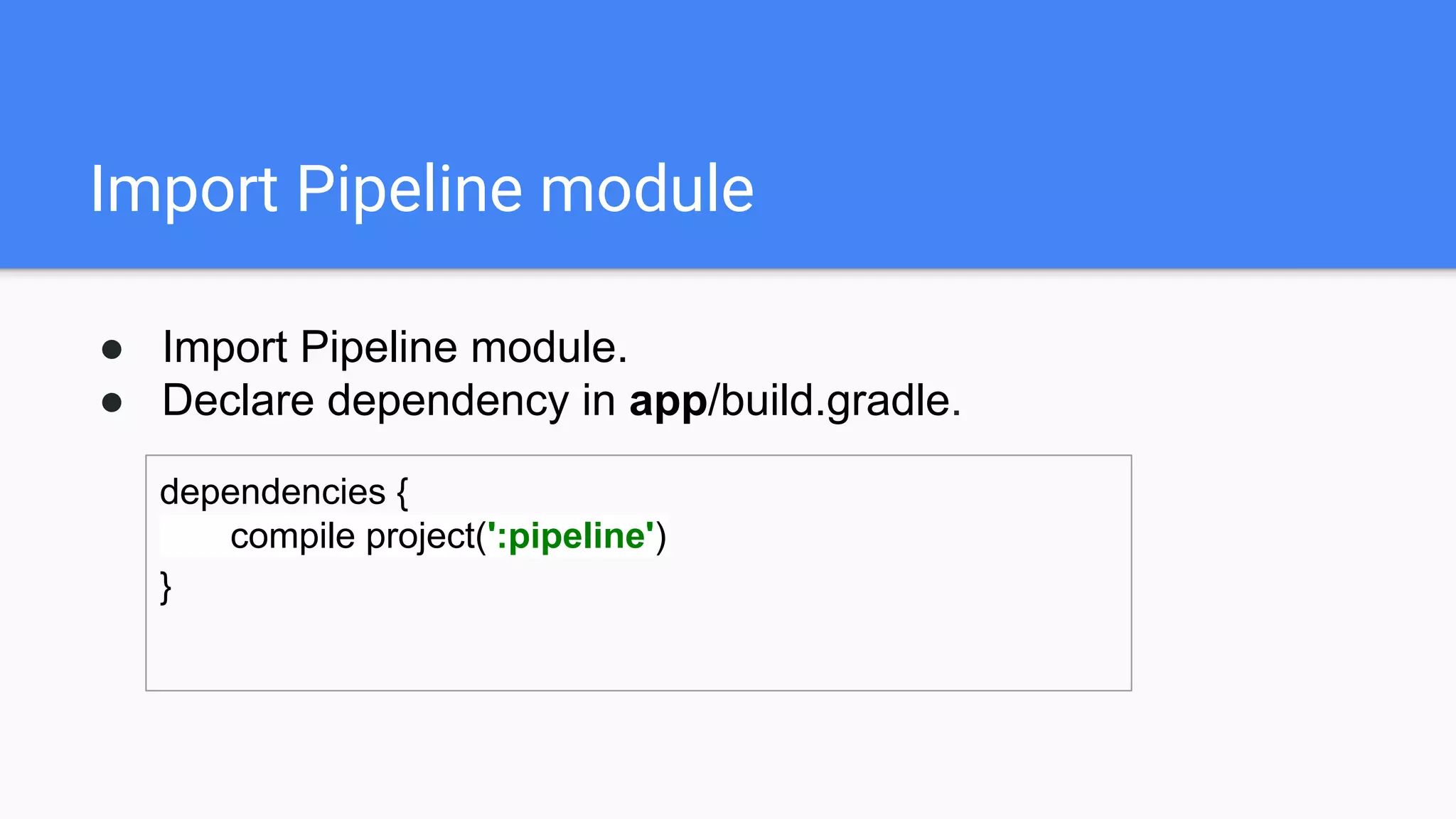 Pipeline interface | PDF