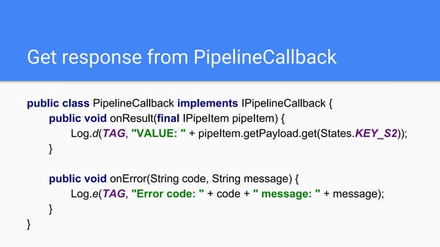 Pipeline interface | PDF