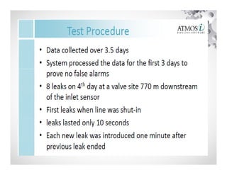 Pipeline leak detection system | PDF