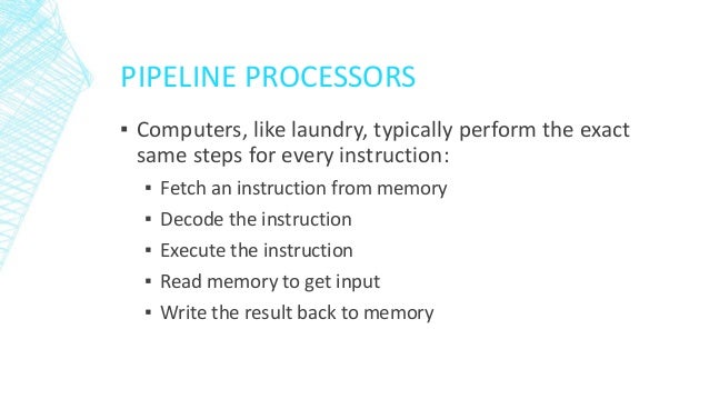 Pipeline processing - Computer Architecture