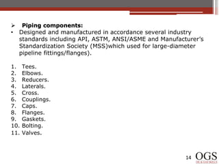Pipe line activities To know about fabrication and modifications work ...