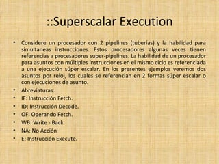 Pipelining And Superscalar Execution Slide 2