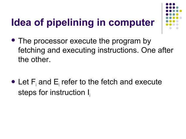Pipelining in computer architecture | PPT